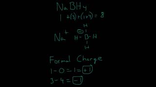 Lewis Structure NaBH4 [upl. by Airdnal]