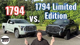 2024 Tundra 1794 vs 1794 LIMITED EDITION Who Wins this Battle [upl. by Forester]