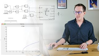 Modeling a Thrust Vectored Rocket In Simulink [upl. by Hawkins]