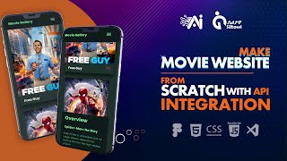 How to Make Movie Website with API Integration from Scratch  እንዴት ዌብሳይት መስራት እንችላለን [upl. by Crissy]