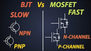 Difference Between MOSFET amp BJT  MOSFET Basics  How does a MOSFET work [upl. by Assirek]