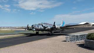 AZCAF B17 Bomber Sentimental Journey Returns Home from Tour 2018 [upl. by Eydie]