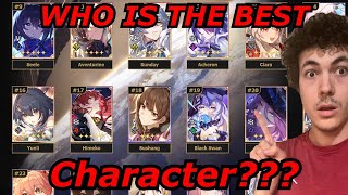 Ranking Every Single HONKAI STAR RAIL Character To Find Out Who Is The Best Girl [upl. by Euqilegna601]