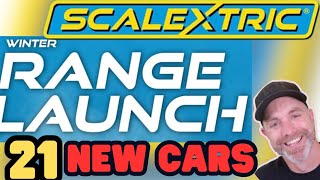 21 new cars Scalextric 2024 winter range launch [upl. by Angus]