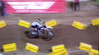 Stankdog makes the main on his 125 2 stroke Gared Steinke monsterenergy supercross [upl. by Bruno]