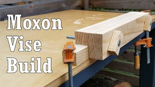 DIY MOXON VISE BUDGET BUILD  Workbench Update [upl. by Letnoj]