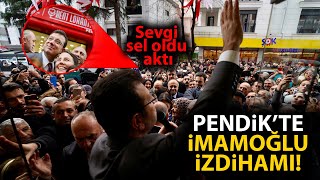 Pendikliler Ekrem İmamoğlunu adeta kucakladı [upl. by Nwahsid]