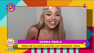 ¡Danna Paola se confiesa sobre el amor con Roberto Carlo  Sale el Sol [upl. by Januarius372]