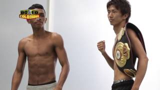 Robert Barrera vs Ryoichi Taguchi Pesaje weighing  EntrevistaInterview [upl. by Sheepshanks]