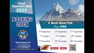 Mardi himal Trek  Nepal Challenge Trek  Nepal Challenge [upl. by Naziaf]