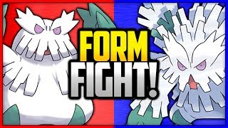 Abomasnow vs Mega Abomasnow  Pokémon Form Fight [upl. by Dj]