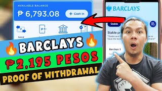 BARCLAYS FULL REVIEW KUMITA AKO NG ₱2195 PESOS SA LOOB NG ISANG ARAW WITH PROOF OF WITHDRAWAL [upl. by Ikkela]