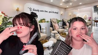 ASMR WORST Reviewed Nail Salon 💅 [upl. by Bernadene860]