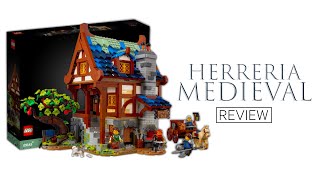 ¡Herrería Medieval de LEGO Ideas 🏰  Review 21325 [upl. by Hoopes]