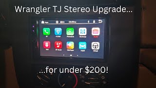 Wrangler TJ Stereo Upgrade on a Budget [upl. by Birdie]