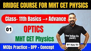 Optics Class 11th Physics MHT CET Basics To Advance DPP MCQs Concept nie cet mhtcet [upl. by Graehme91]