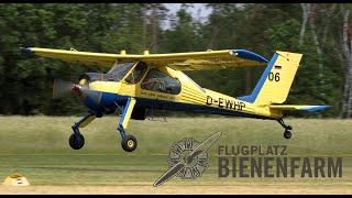 BIENENFARM 2022  Landung WILGA PZL104 Wilga 35A DEWHP [upl. by Cherian574]