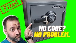 How to Change a Sentry Safe Combination WITHOUT Factory Code [upl. by Neumark]