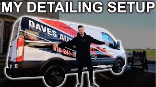 My Mobile Detailing Van Set Up and Full Equipment Cost  Daves Auto Detail [upl. by Anitreb323]