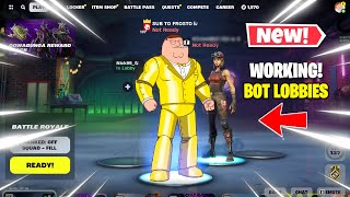 How To Get Bot Lobbies in Fortnite Chapter 5 New Working Fortnite Bot Lobby Tutorial [upl. by Ymer]