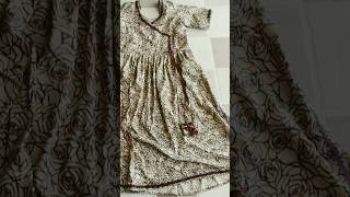 LATEST DESIGN OF ANGRAKHA STYLE KURTI CUTTING AND STITCHING shorts [upl. by Nadnerb14]