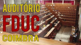 Auditório da Faculdade de Direito da Universidade de Coimbra FDUC  4K [upl. by Magas]