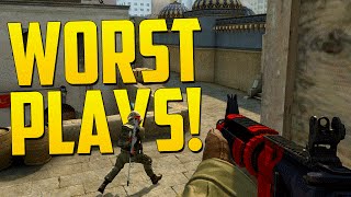 WORST PLAYS  CS GO Funny Moments in Competitive [upl. by Rizas]