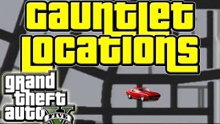 GTA 5  Gauntlet Car Locations  with Map of Bravado Gauntlets [upl. by Deehsar710]