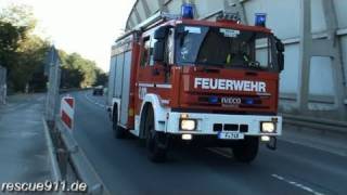 2x LF 106  LF 16 FF Frankfurt  MTW Katastrophenschutz [upl. by Georgetta]