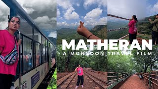 Matheran in Monsoon  Matheran Tourist Places  Matheran Toy Train  Matheran Vlog [upl. by Aluino]