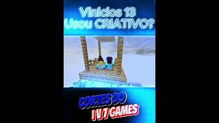 Vinicius 13 Usou Criativo no Minecraft Parte 17 minecraft [upl. by Sinclare]