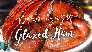 HONEY BAKED HAM RECIPE   BROWN SUGAR BOURBON GLAZE  EASY TUTORIAL [upl. by Miza]