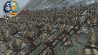 BRITHOMBAR RUINS WAR ON THE COAST Siege Battle  Silmarillion Total War [upl. by Kimball290]