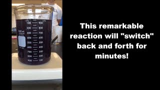 Killer Chemical Reaction Oscillating Clock Reaction [upl. by Joo]