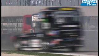 Truck Racing second accident at Misano 2009 [upl. by Ijneb840]