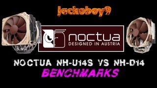 BATTLE OF THE COOLERS  Noctuas NHU14S vs NHD14 Challenge BENCHMARKS [upl. by Madonna]