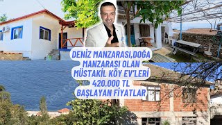 DENÄ°Z ve DOÄžA MANZARALI MÃœSTAKÄ°L KÃ–Y EVLERÄ° 420 BÄ°N TLDEN BAÅžLAYAN FÄ°YATLAR Ä°LE SÄ°ZLERLE [upl. by Namlaz]