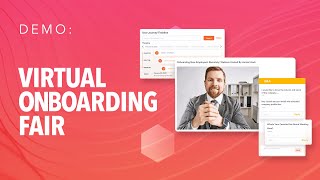 vFairs Demo  Virtual Onboarding Fair [upl. by Marentic]