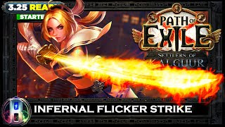 PoE 325 INFERNAL FLICKER STRIKER ASCENDANT  BUILD REVIEW  PATH OF EXILE SETTLERS OF KALGUUR [upl. by Mahseh]