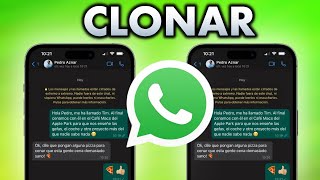 Como CLONAR WhatsApp SOLO con el NÚMERO 2024✅ [upl. by Adnat]