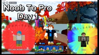 ASTD Noob To Pro Day 1  All Star Tower Defense Roblox [upl. by Frodina]