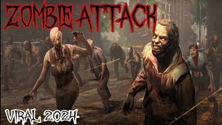 Viral video Zombie Attack  Zombie 2024  Sadia gaming [upl. by Anayk756]