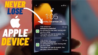 iOS 16 quotNotify When Left Behindquot  Never Lose Your Apple Devices Turn ONOFF [upl. by Winfrid]