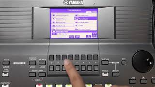 How to Preset Sounds Yamaha PSR S670 [upl. by Attwood]