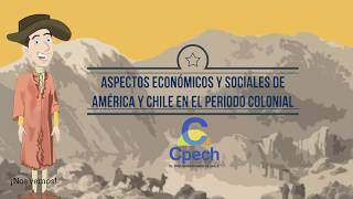 Aspectos económicos y sociales de América y Chile en el periodo colonial [upl. by Anavahs448]