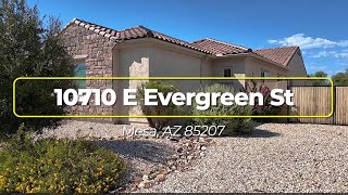 10710 E Evergreen St Mesa AZ 85207 [upl. by Benisch454]