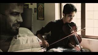 KANNEER POOVINTE  കണ്ണീർ പൂവിന്റെ കവിളിൽ തലോടി  TRIBUTE TO OUR LEGEND BALABHASKAR 🙏🙏 VIOLIN COVER [upl. by Ytte]