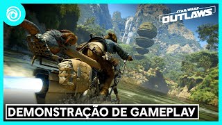 Star Wars Outlaws Demonstração Oficial da Gameplay  Ubisoft Forward [upl. by Ohare640]