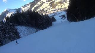 Skiën naar CampingWelt Brixen im Thale [upl. by Lenehc]