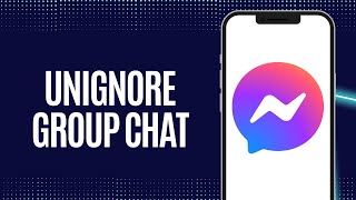 How to Unignore Group Chat in Facebook Messenger [upl. by Aicre]